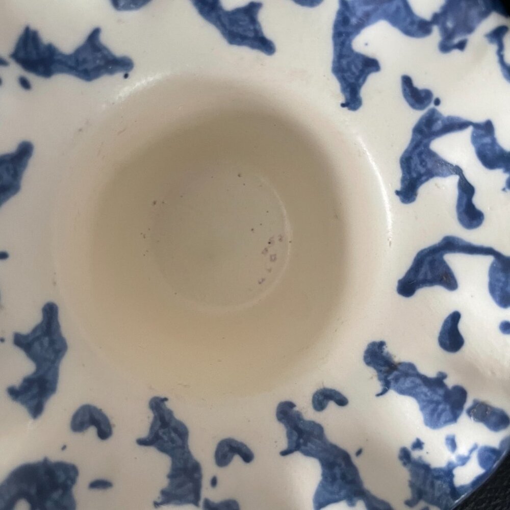 Vintage Spongeware Votive/ Candle Holder - Picture 6 of 6